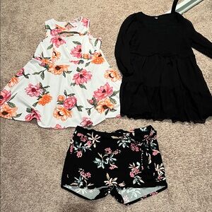 Amazing Bundle! Two Dresses and a pair of decorative shorts!